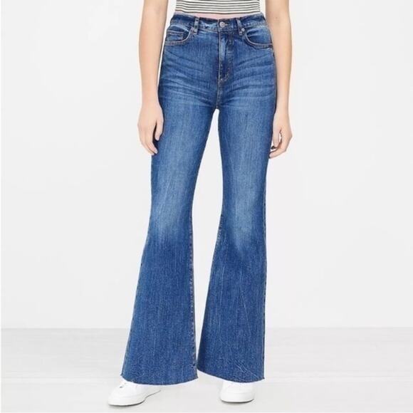 Loft High Waist Sandal Flare Jeans - Picture 1 of 5